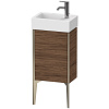Картинка анонса товара «тумба под раковину duravit xviu xv4530rb121 напольная 36 см орех темный»