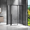 Детальная картинка товара «душевой уголок vincea lugano vsr-1l8012clb-1, 1200x800,черный, стекло прозрачное»
