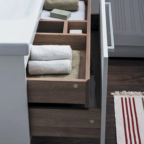 Тумба под раковину DREJA BIG INN, 65 см, подвесная, 1 ящик + выдвижной внутренний ящик, белый глянец 77.0201W Тумба под раковину DREJA BIG INN, 65 см, подвесная, 1 ящик + выдвижной внутренний ящик, белый глянец 77.0201W