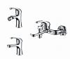 Комплект смесителей D&amp;K DA1370002SET (DA1372141,DA1372201,DA1373201)