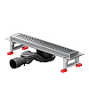 Картинка анонса товара «душевой лоток am.pm master flow w01sc-p11-040-01sb cut gradient 40см, сталь матовая»