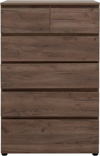 Комод Aquanet Сканди 800x480 Дуб крафт (6 ящиков) 00302546 Комод Aquanet Сканди 800x480 Дуб крафт (6 ящиков) 00302546