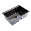 Кухонная мойка Splenka S703.7050.09 из нержавеющей стали в базу от 70см, графит