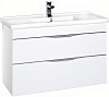 Тумба с раковиной Aquanet Эвора 100 см 00185195+00182325 белая