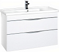 Тумба с раковиной Aquanet Эвора 100 см 00185195+00182325 белая Тумба с раковиной Aquanet Эвора 100 см 00185195+00182325 белая