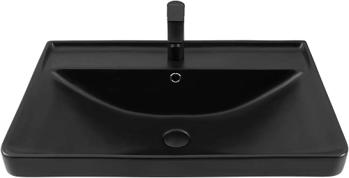 Раковина Aquanet Ирис 70 черная матовая 00329248 Раковина Aquanet Ирис 70 черная матовая 00329248