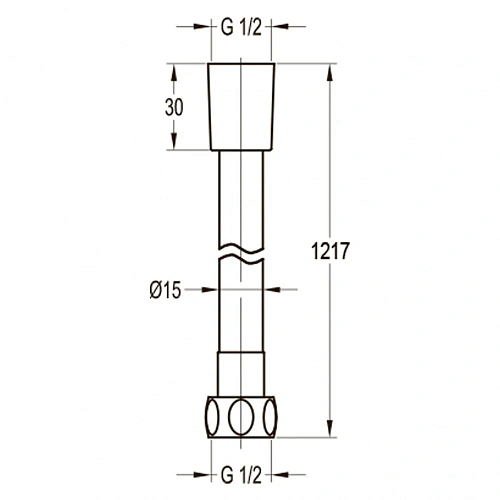 Душевой шланг Swedbe Terracotta 2565 1,2 м Душевой шланг Swedbe Terracotta 2565 1,2 м