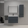 Тумба под раковину Style Line Манхэттен 100 см ЛС-00002357 подвесная, графит Тумба под раковину Style Line Манхэттен 100 см ЛС-00002357 подвесная, графит