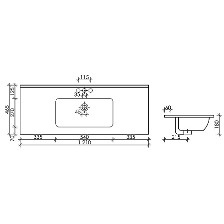 Раковина Ceramica Nova Element CN7006MB черный матовый Раковина Ceramica Nova Element CN7006MB черный матовый