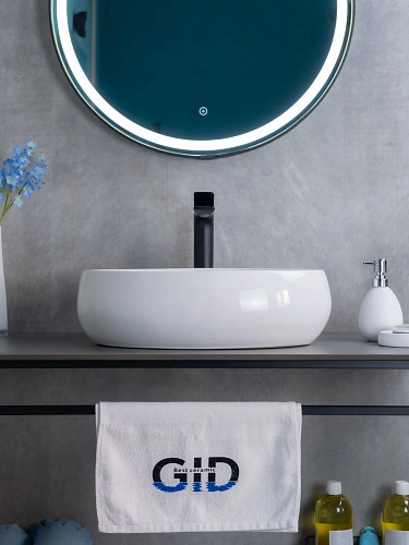 Раковина Gid N9030b 51115 накладная белая 48x34x15 Раковина Gid N9030b 51115 накладная белая 48x34x15