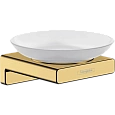Мыльница Hansgrohe AddStoris 41746990, полированное золото Мыльница Hansgrohe AddStoris 41746990, полированное золото