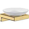 Мыльница Hansgrohe AddStoris 41746990, полированное золото Мыльница Hansgrohe AddStoris 41746990, полированное золото