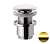 Картинка анонса товара «донный клапан remer 904cc2114do без перелива, золото глянцевое»