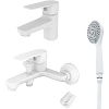 Комплект смесителей Orange Loop M26-311w белый Комплект смесителей Orange Loop M26-311w белый