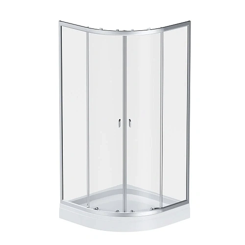 Душевой уголок AM.PM X-Joy W88E-205-090MT64 Twin Slide c поддоном, 90x90, профиль хром матовый Душевой уголок AM.PM X-Joy W88E-205-090MT64 Twin Slide c поддоном, 90x90, профиль хром матовый