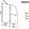 Шторка на ванну GROSSMAN GR-102/2 (150x110) алюминиевый профиль, стекло прозрачное 6мм Шторка на ванну GROSSMAN GR-102/2 (150x110) алюминиевый профиль, стекло прозрачное 6мм