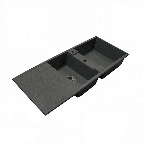 Кухонная мойка Aquaton Торина, 1A712032TR100, черная Кухонная мойка Aquaton Торина, 1A712032TR100, черная