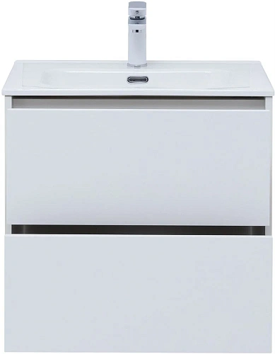 Тумба под раковину Aquanet Lino 60 (Flat) белый глянец 00287540 Тумба под раковину Aquanet Lino 60 (Flat) белый глянец 00287540