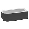 Картинка анонса товара «акриловая ванна cezares slim corner-180-80-60-r-nero-set 1790x790 черный матовый»