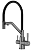 Смеситель для кухни Raglo R81.62.09 с гибким изливом с подключением к фильтру, графит Смеситель для кухни Raglo R81.62.09 с гибким изливом с подключением к фильтру, графит