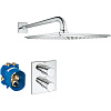 Картинка анонса товара «душевая система grohe grohtherm 3000 cosmopolitan встраиваемая, термостатическая, хром (34572000)»