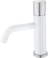 Детальная картинка товара «смеситель для раковины boheme stick white touch chrome 121-wcr.2»