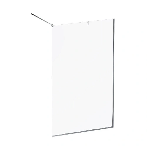 Душевая перегородка AM.PM Func W84WI-120-F1-MTE 120x200, стекло прозрачное 8 мм с покрытием, профиль хром матовый Душевая перегородка AM.PM Func W84WI-120-F1-MTE 120x200, стекло прозрачное 8 мм с покрытием, профиль хром матовый