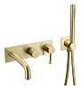 Картинка анонса товара «смеситель для ванны boheme uno matt gold 464-3-mg встраиваемый»