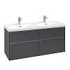 Картинка анонса товара «тумба под раковину villeroy &amp; boch subway 3.0 graphite / graphite c56800vr»