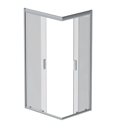 Душевой уголок AM.PM Gem W90G-404-100280-MT 100х80 стекло прозрачное, профиль серебро матовое Душевой уголок AM.PM Gem W90G-404-100280-MT 100х80 стекло прозрачное, профиль серебро матовое