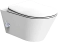Унитаз подвесной Boheme Avva 972-2-MW с функцией биде белый матовый без сиденья Унитаз подвесной Boheme Avva 972-2-MW с функцией биде белый матовый без сиденья