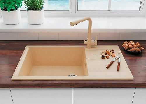 Кухонная мойка Polygran GALS-862 №36 Белый Хлопок 473356 Кухонная мойка Polygran GALS-862 №36 Белый Хлопок 473356