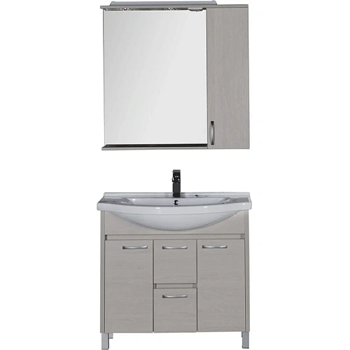 Комплект мебели Aquanet Донна 90 белый дуб 00169192 Комплект мебели Aquanet Донна 90 белый дуб 00169192