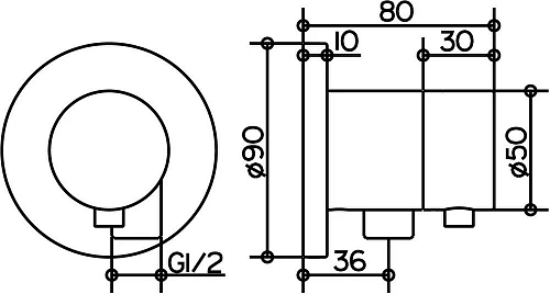 Вентиль запорный Keuco IXMO 59557011101 59557170101 Вентиль запорный Keuco IXMO 59557011101 59557170101