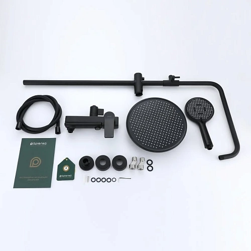 Душевая система Splenka S04.24.06, черный Душевая система Splenka S04.24.06, черный