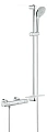 Смеситель для душа GROHE Grohtherm 1000 Cosmopolitan New с душевым гарнитуром (штанга 900 мм) термос 34321002 Смеситель для душа GROHE Grohtherm 1000 Cosmopolitan New с душевым гарнитуром (штанга 900 мм) термос 34321002