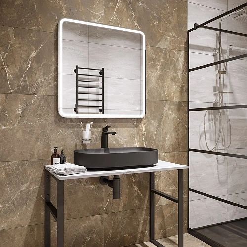 Раковина STWORKI накладная 65 3064-110 черная матовая 560810 Раковина STWORKI накладная 65 3064-110 черная матовая 560810