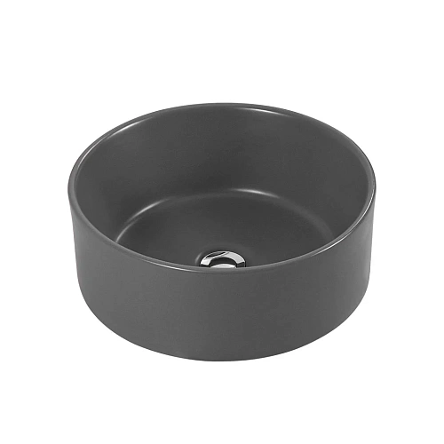 Раковина Aquatek AQ5118-MG 400x400x165, матовый серый, накладная Раковина Aquatek AQ5118-MG 400x400x165, матовый серый, накладная