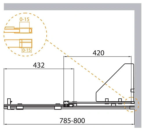 Шторка на ванну с полками CEZARES STREAM-VFS-11-80/150-C-Cr 80 см стекло прозрачное, профиль хром Шторка на ванну с полками CEZARES STREAM-VFS-11-80/150-C-Cr 80 см стекло прозрачное, профиль хром