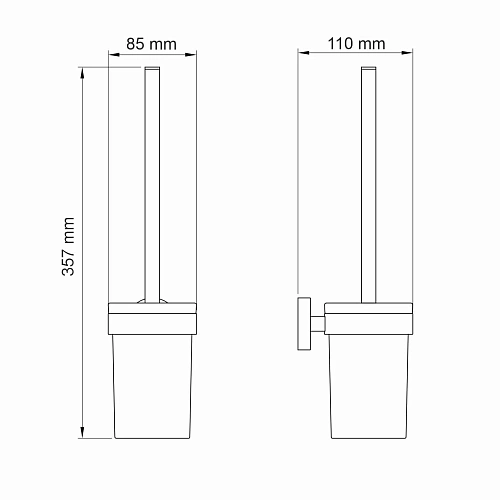 Ершик для унитаза WasserKRAFT Asphe K-77727 розовое золото Ершик для унитаза WasserKRAFT Asphe K-77727 розовое золото