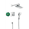 Картинка анонса товара «душевая система hansgrohe showerselect, хром 27296000 скрытого монтажа с термостатом»