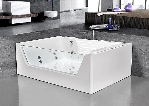 Акриловая ванна Ceruttispa C-478A 1700x1200x580 гидромассажная Акриловая ванна Ceruttispa C-478A 1700x1200x580 гидромассажная