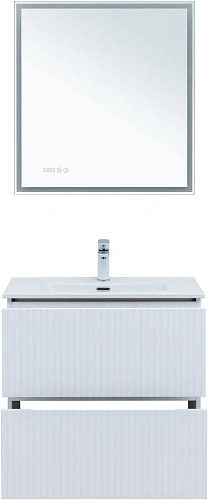 Тумба под раковину Aquanet Джейн 70 белый матовый 00313285 напольная/подвесная Тумба под раковину Aquanet Джейн 70 белый матовый 00313285 напольная/подвесная