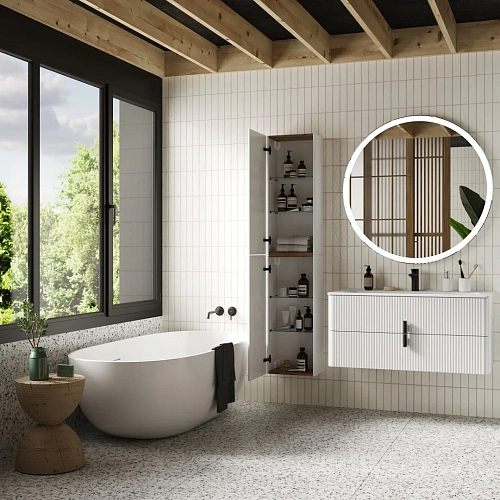 Шкаф-пенал PRATO Бьянко м8-35 правый 106 10-08035-00 02 БЕЛ белый матовый Шкаф-пенал PRATO Бьянко м8-35 правый 106 10-08035-00 02 БЕЛ белый матовый