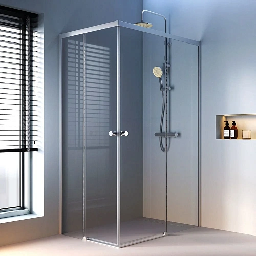 Душевой уголок AM.PM X-Joy W94G-403-12080-MТ Slide 120х80, хром матовый, стекло прозрачное Душевой уголок AM.PM X-Joy W94G-403-12080-MТ Slide 120х80, хром матовый, стекло прозрачное