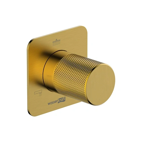 Переключатель потоков WasserKRAFT A307 на 3 выхода золото Переключатель потоков WasserKRAFT A307 на 3 выхода золото