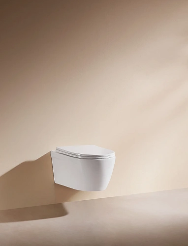 Унитаз подвесной ARROW AHB2105H без сиденья, безободковый, белый Унитаз подвесной ARROW AHB2105H без сиденья, безободковый, белый