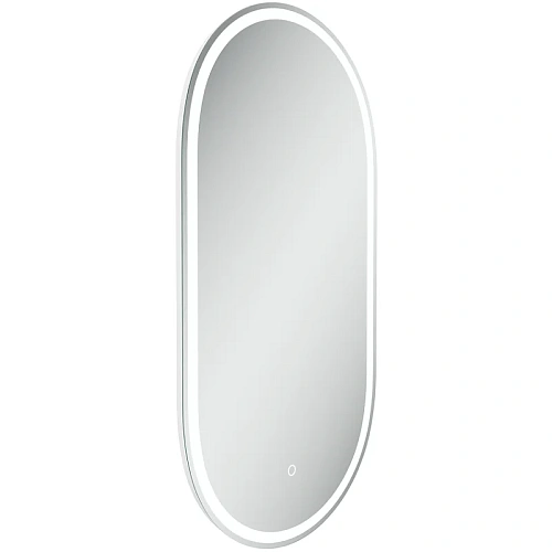 Зеркало Sancos Oval OV55F 550х1050 фронтальная подсветка с сенсорным управлением Зеркало Sancos Oval OV55F 550х1050 фронтальная подсветка с сенсорным управлением