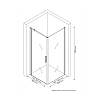 Душевой уголок BERGES LEGOS LS-1 800х1000 061032 Душевой уголок BERGES LEGOS LS-1 800х1000 061032