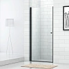 Душевая дверь CEZARES ECO-O-B-1-70-C-NERO 70см стекло прозрачное, профиль черный
